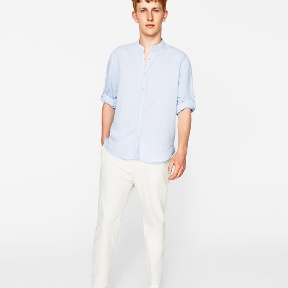 zara man linen collection